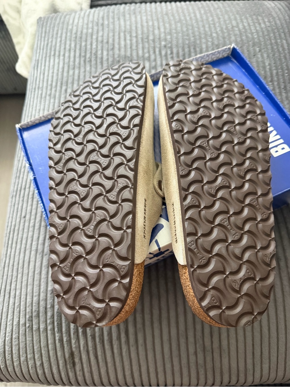BIRKENSTOCK Men’s Clogs Clogs , Beige Taupe Taupe , 10 US - Picture 3 of 4